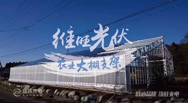 上海維旺光電(vgsolar)以農業大棚光伏支架